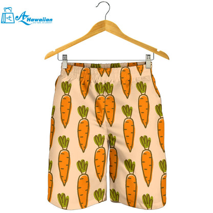 Carrot Pattern Print Design 04 Men Shorts