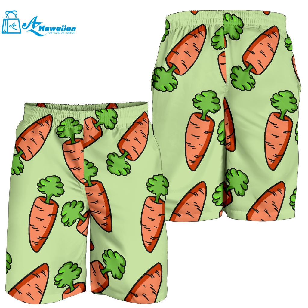 Carrot Pattern Print Design 05 Men Shorts