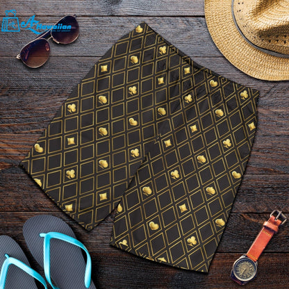 Casino Cards Suits Pattern Print Design 01 Men Shorts