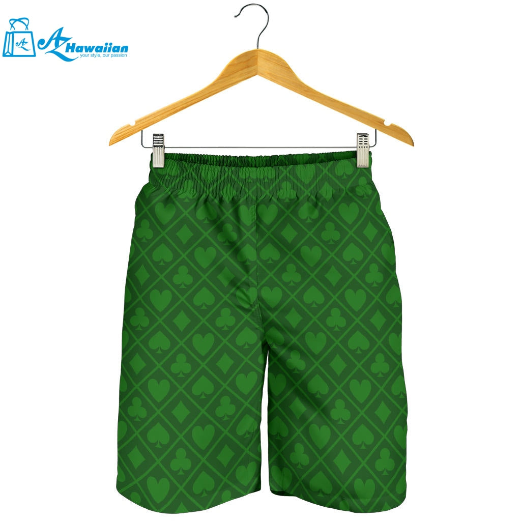 Casino Cards Suits Pattern Print Design 04 Men Shorts