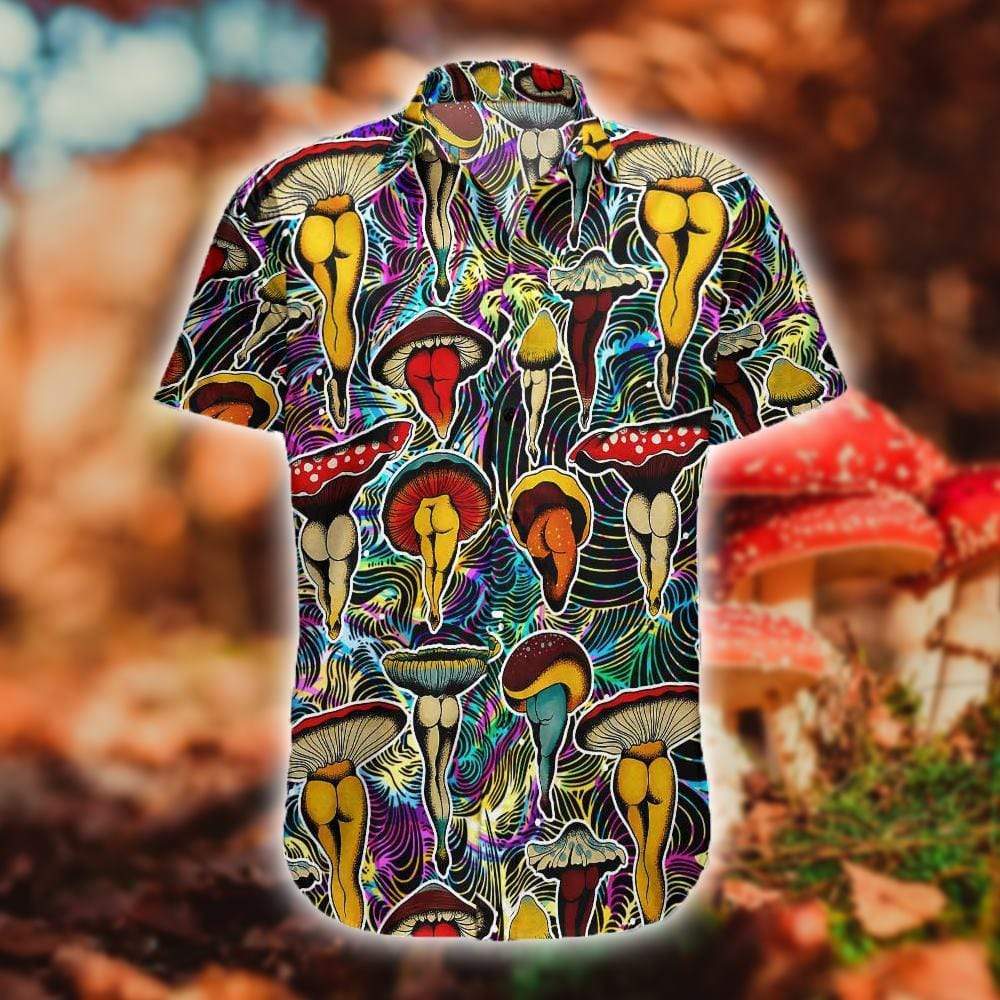 Colorful Mushroom Body Aloha Hawaiian Shirts