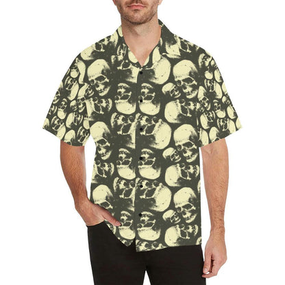 Skull Print Design Hawaiian Shirt