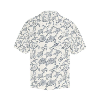 Sea Turtle Print Design Hawaiian Shirt