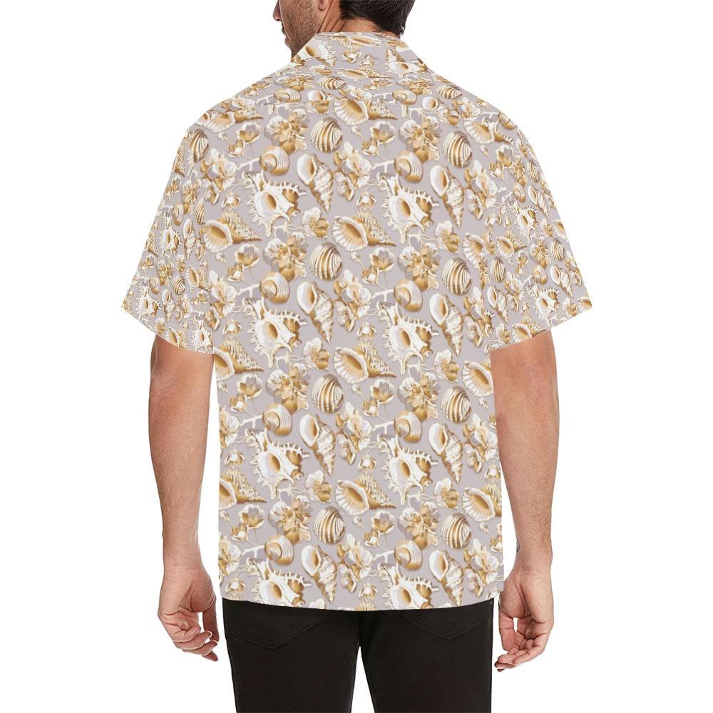 Seashell Print Design Hawaiian Shirt