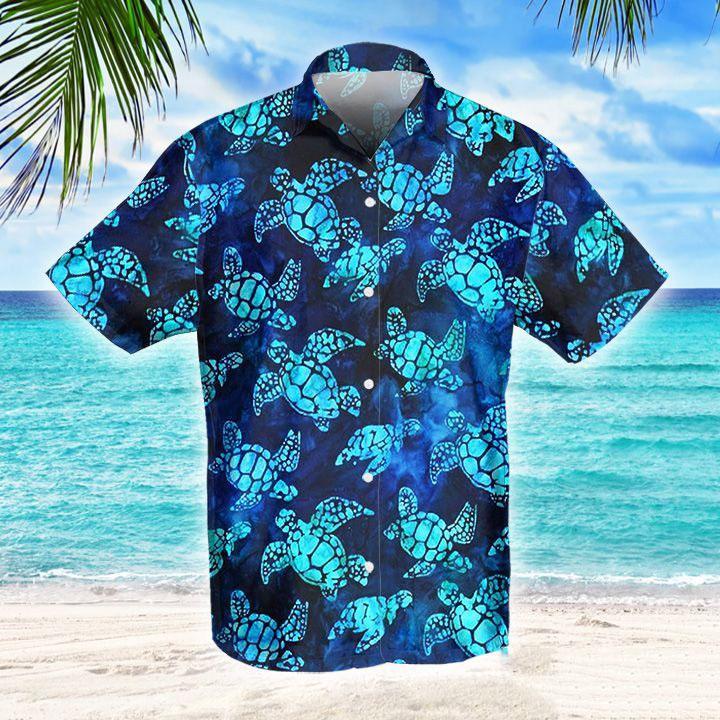 Turtle Blue Hawaiian Shirt Hawaiian Shirt