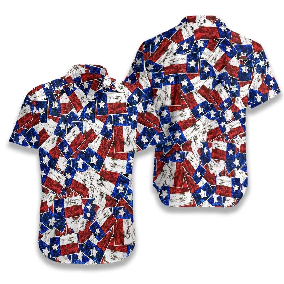 Hawaiian Aloha Shirts Texas Pattern