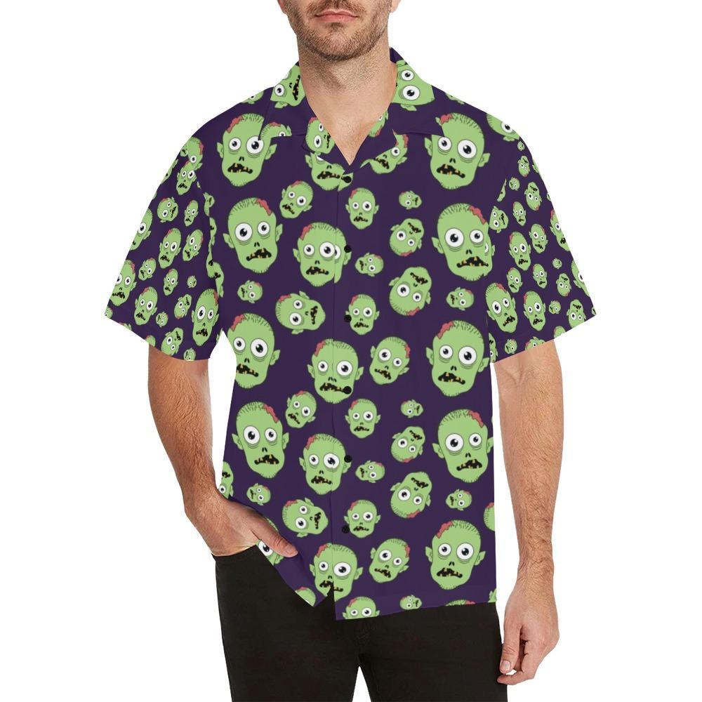 Zombie Print Design Hawaiian Shirt