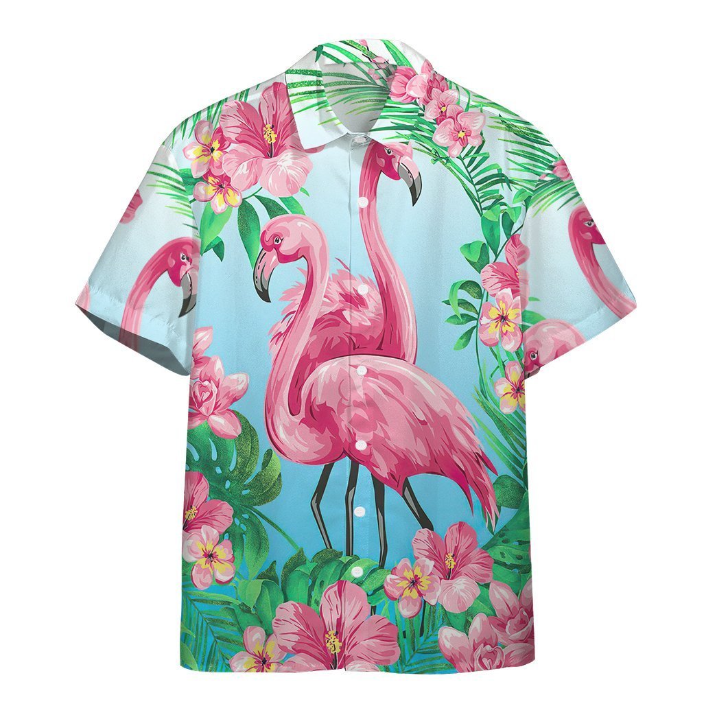  3D Flamingo Hawaii Shirt