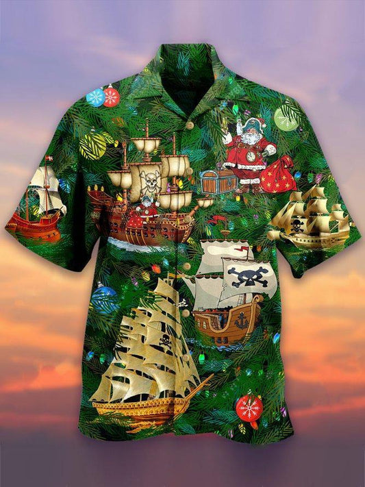 Santa Christmas Hawaiian Shirt | For Men & Women | Adult | HW2409