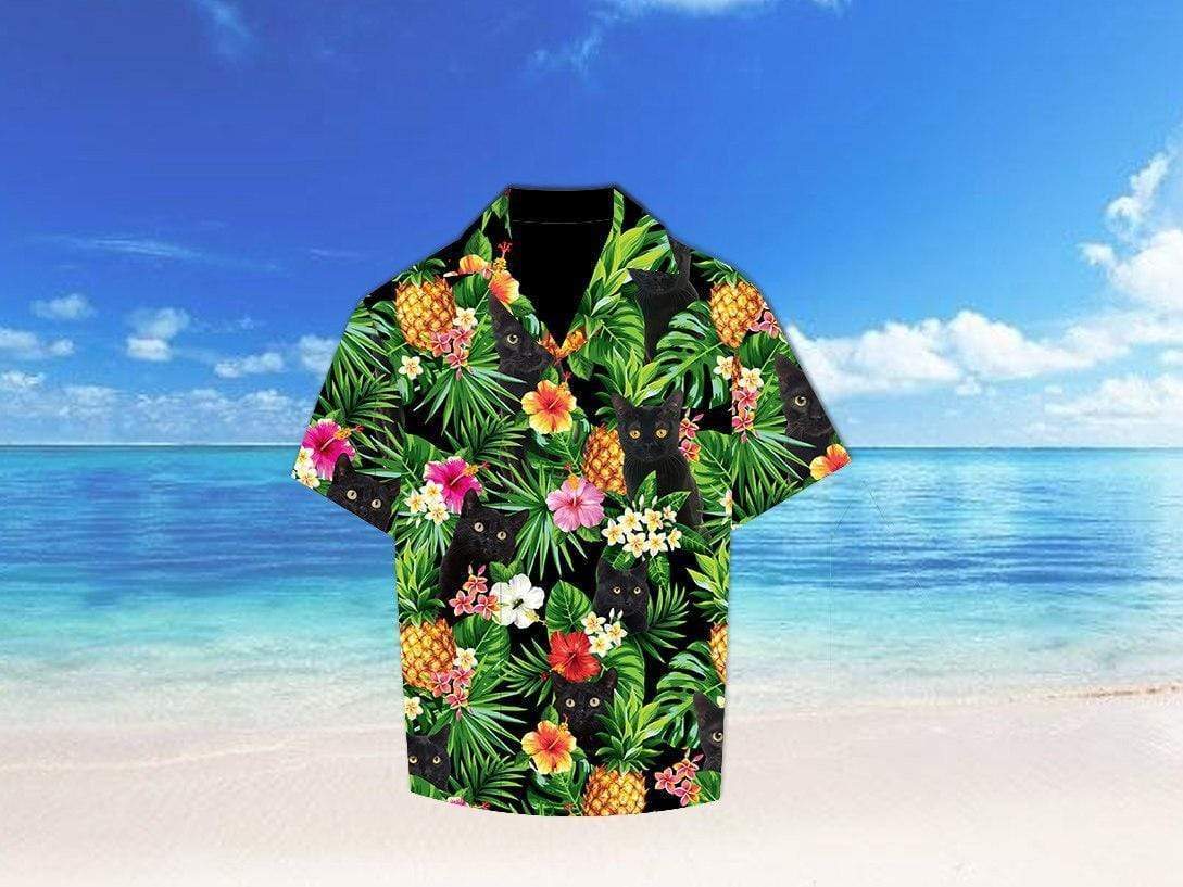 Hawaiian Aloha Shirts Cat Pineapple 3D #0108L