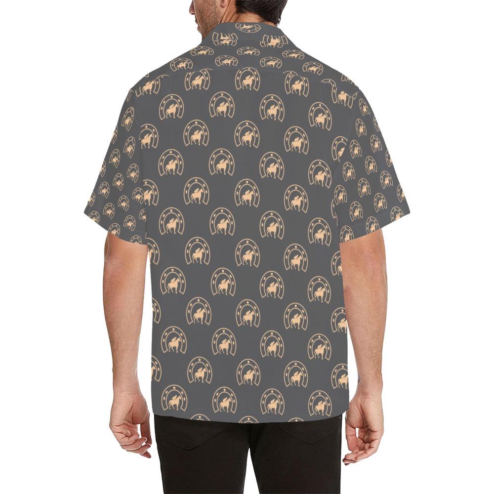 Horseshoe Print Design Hawaiian Shirt