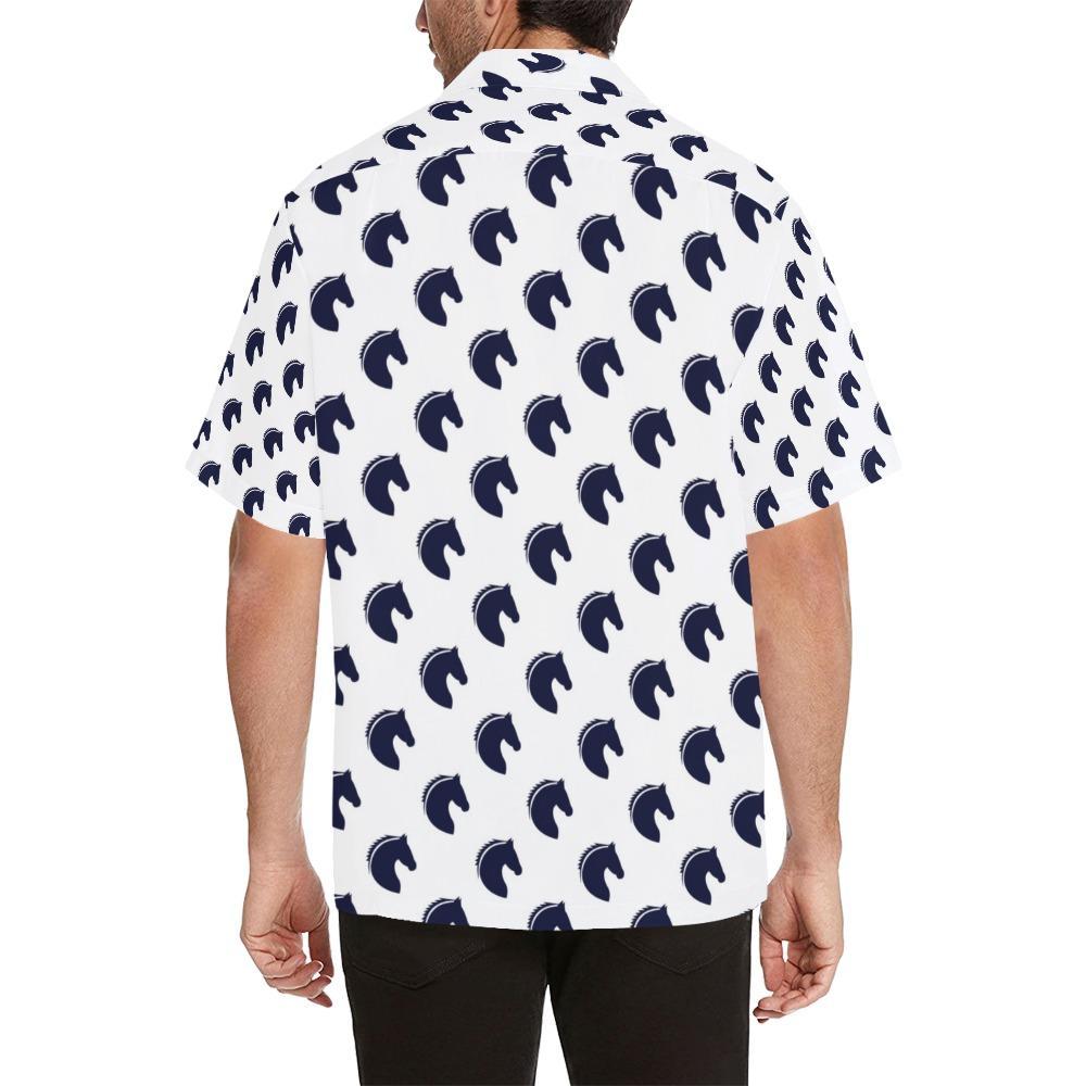 Horse Head Print Design Hawaiian Shirt