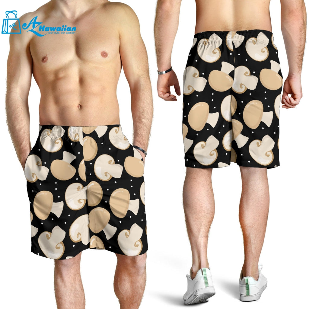 Champignon Mushroom Pattern Men Shorts