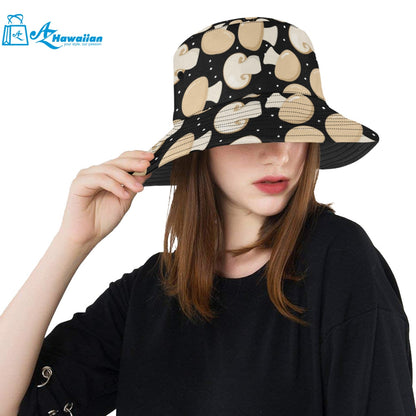 Champignon mushroom pattern Unisex Bucket Hat