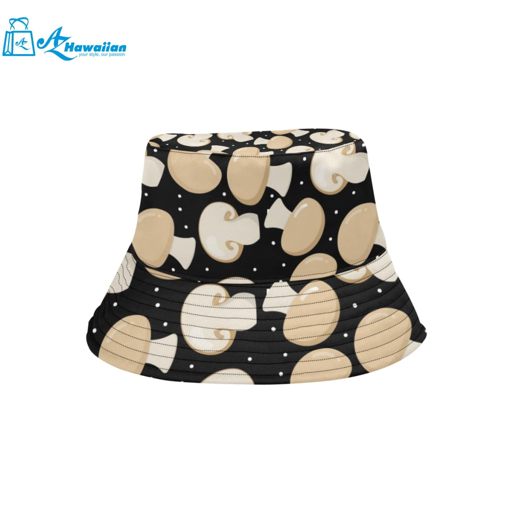 Champignon mushroom pattern Unisex Bucket Hat