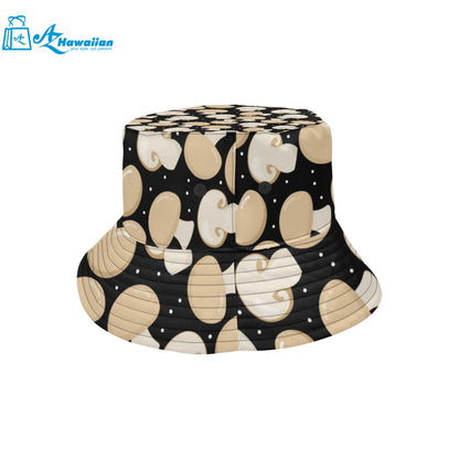 Champignon mushroom pattern Unisex Bucket Hat