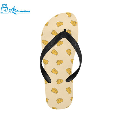 Cheese pattern Unisex Flip Flops