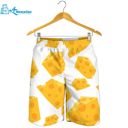 Cheese Slice Pattern Men Shorts