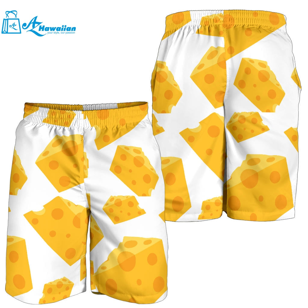 Cheese Slice Pattern Men Shorts