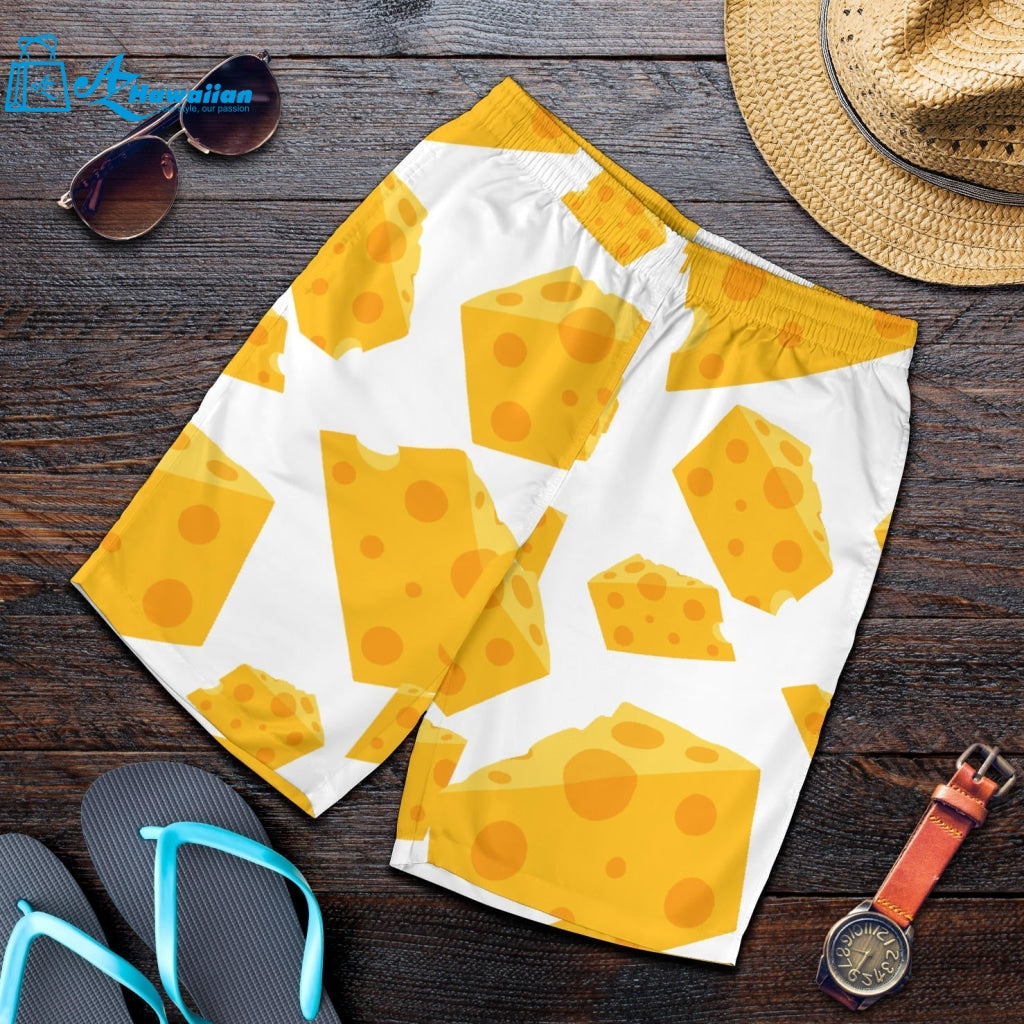 Cheese Slice Pattern Men Shorts