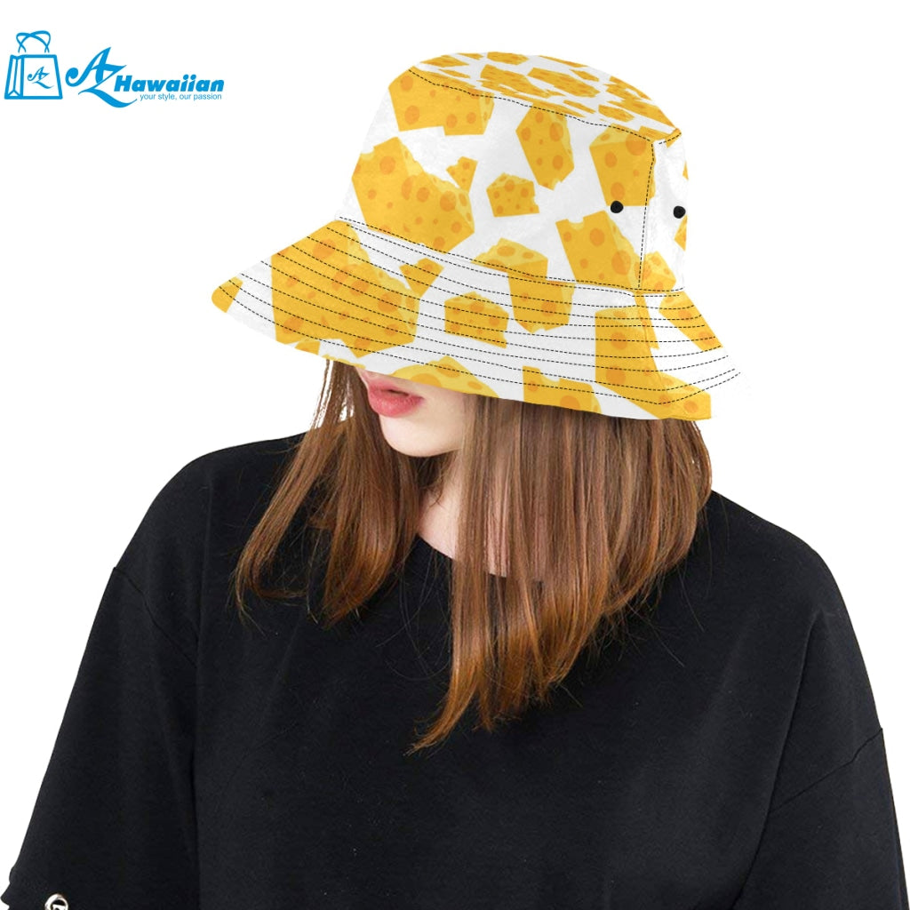 Cheese slice pattern Unisex Bucket Hat