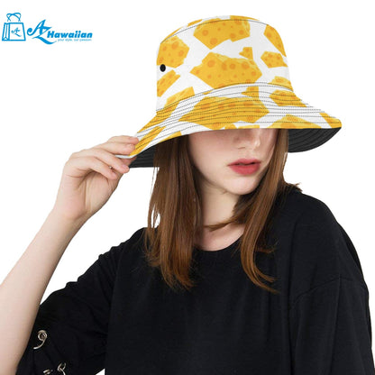 Cheese slice pattern Unisex Bucket Hat