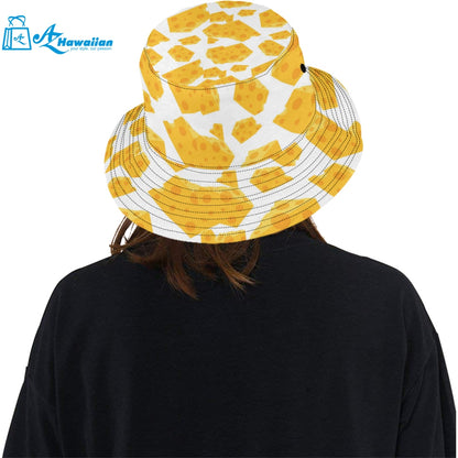 Cheese slice pattern Unisex Bucket Hat