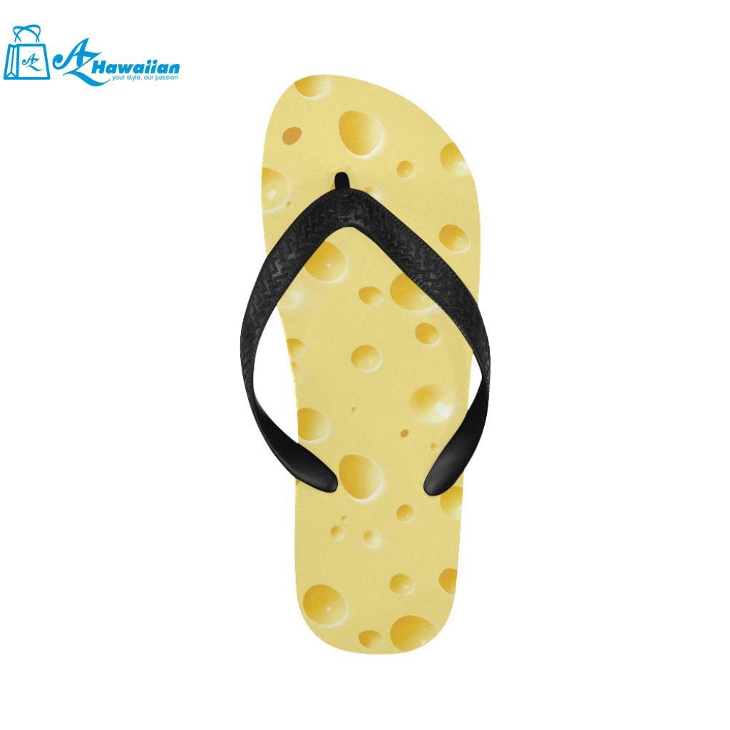 Cheese texture Unisex Flip Flops