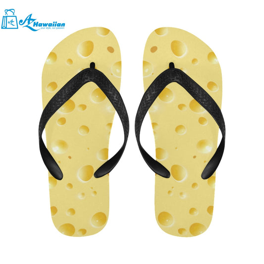 Cheese texture Unisex Flip Flops