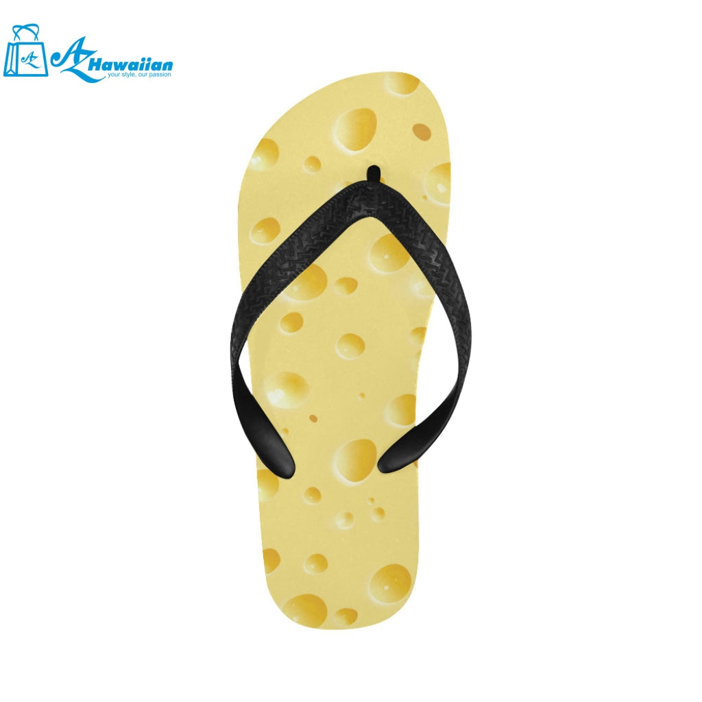 Cheese texture Unisex Flip Flops