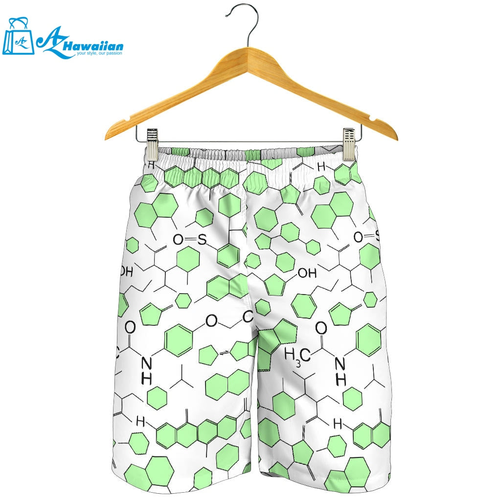 Chemistry Periodic Table Pattern Print Design 03 Men Shorts