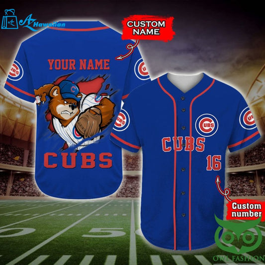 Chicago Cubs Baseball Jersey Personalized Gift, Custom Name Number