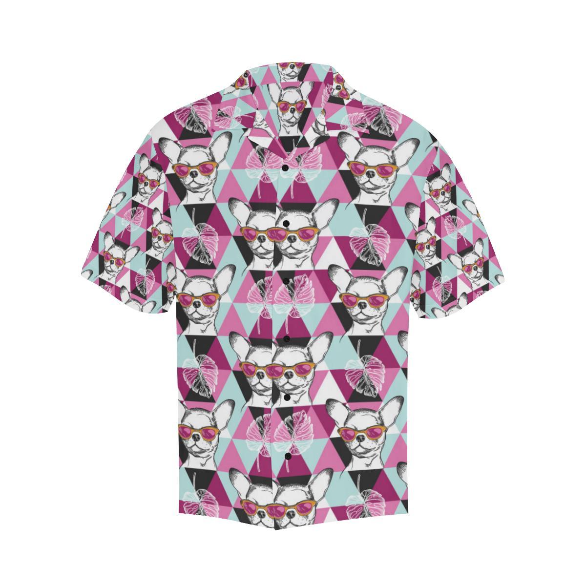 Chihuahua Cute Triangle Pattern Hawaiian Shirt