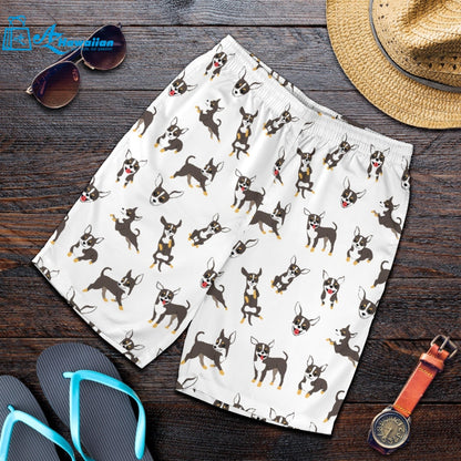 Chihuahua Dog Pattern Men Shorts