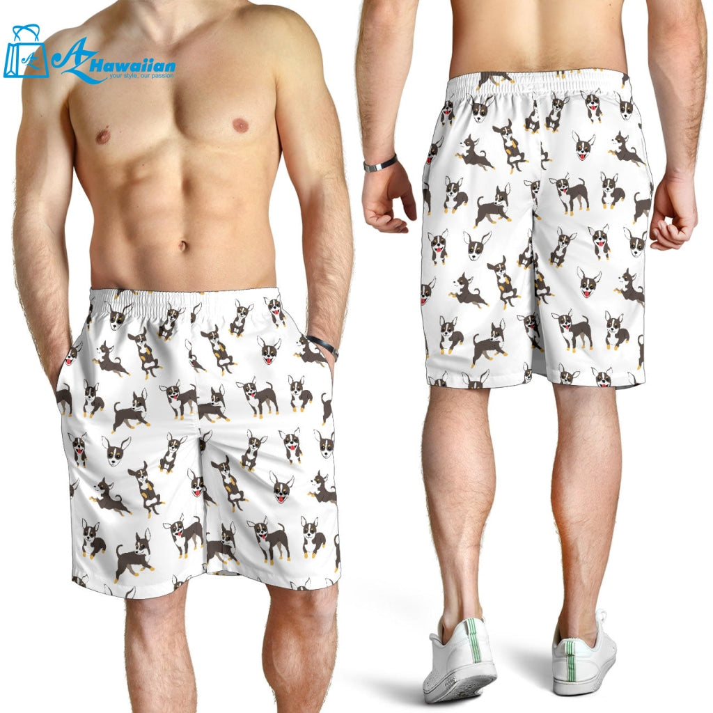 Chihuahua Dog Pattern Men Shorts