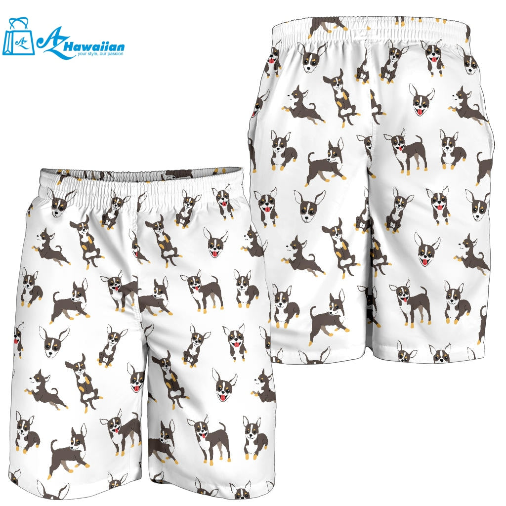 Chihuahua Dog Pattern Men Shorts