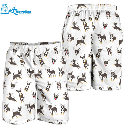 Chihuahua Dog Pattern Men Shorts