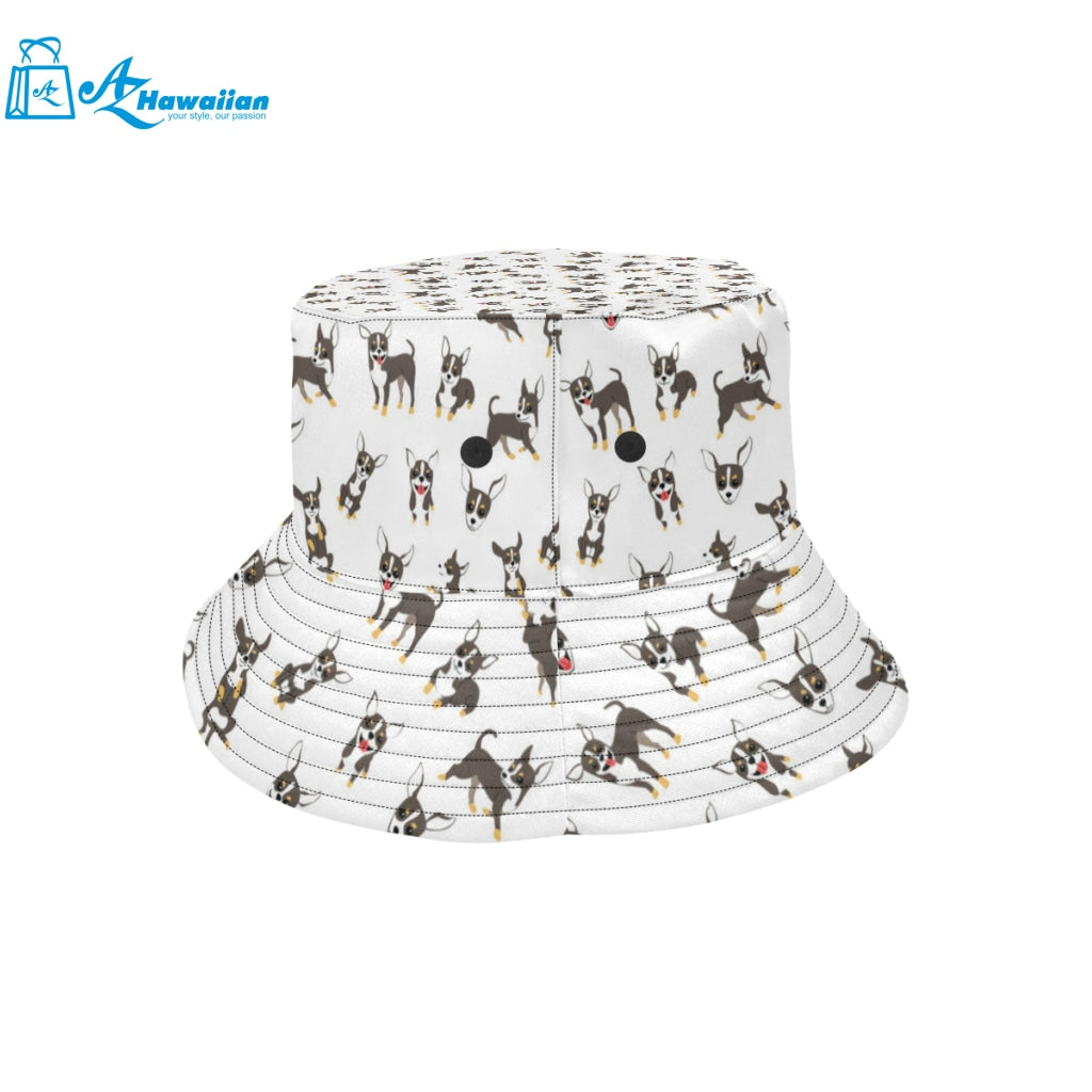 Chihuahua dog pattern Unisex Bucket Hat