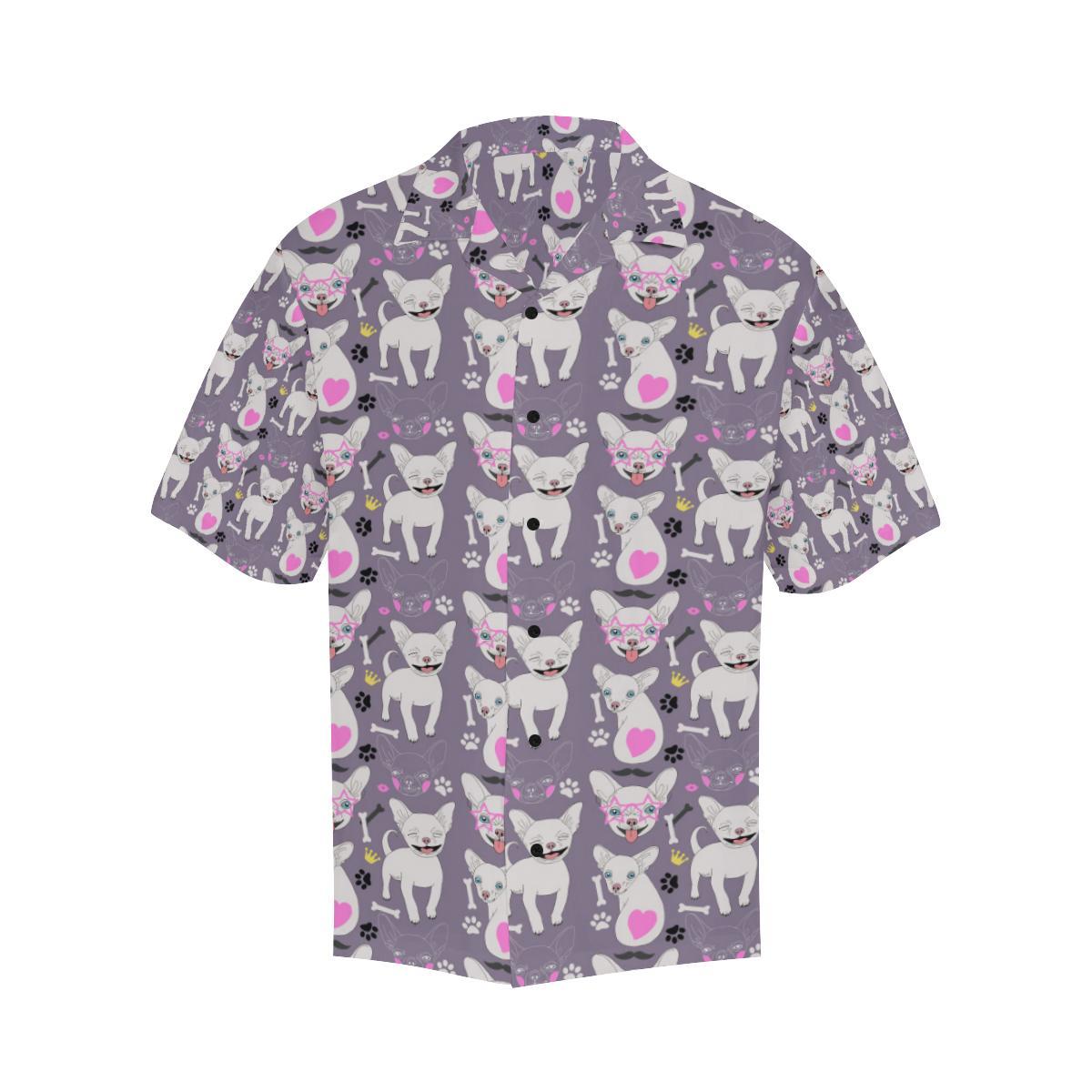 Chihuahua Happy Pattern Hawaiian Shirt