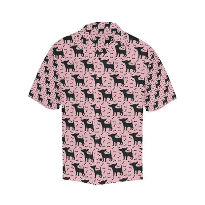 Chihuahua Pink Print Pattern Hawaiian Shirt