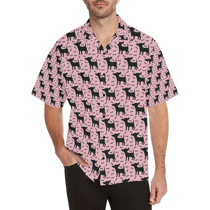 Chihuahua Pink Print Pattern Hawaiian Shirt