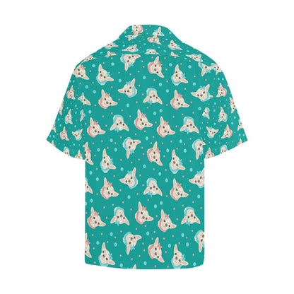 Chihuahua Polka Dot Pattern Hawaiian Shirt