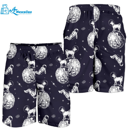 Chihuahua Space Helmet. Astronaut Pattern Men Shorts