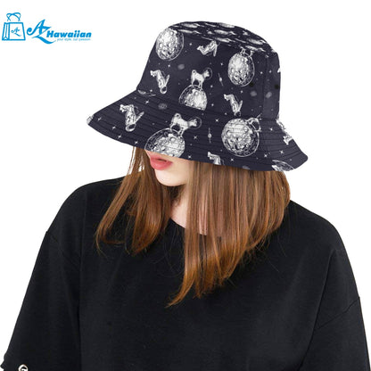 Chihuahua space helmet astronaut pattern Unisex Bucket Hat