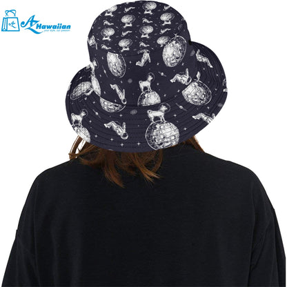 Chihuahua space helmet astronaut pattern Unisex Bucket Hat