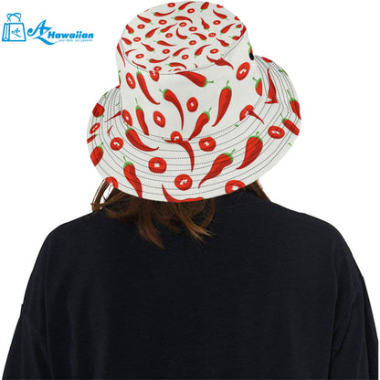 Chili pattern Unisex Bucket Hat