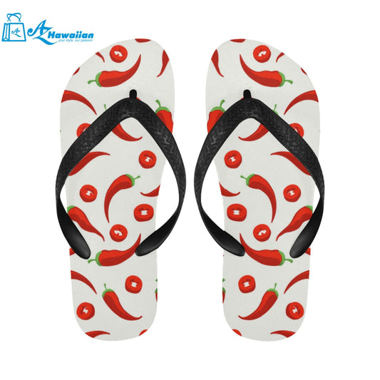 Chili pattern Unisex Flip Flops