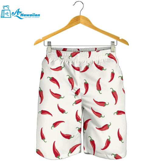 Chili Peppers Pattern Men Shorts