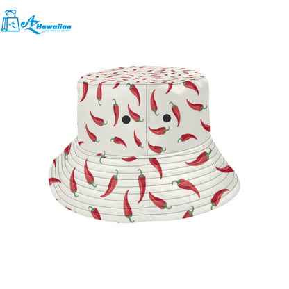 Chili peppers pattern Unisex Bucket Hat