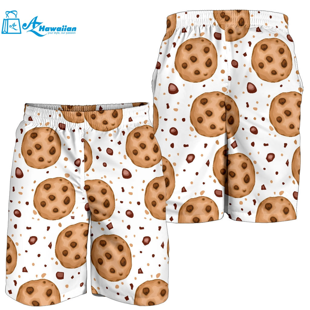 Chocolate Chip Cookie Pattern Men Shorts